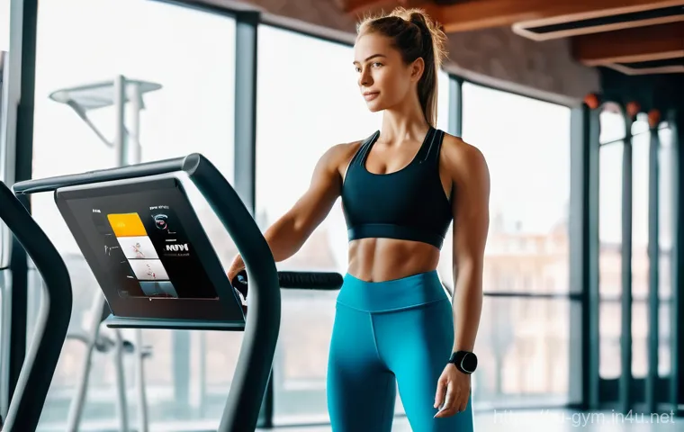 피트니스 경영사로서 새로운 사업 아이디어 - A vibrant scene capturing personalized fitness in action. In a modern, minimalist home gym in a Russ...